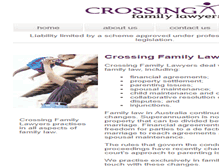 Tablet Screenshot of crossing.com.au